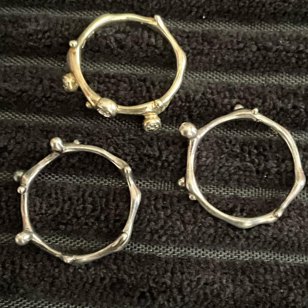 Sterling Silver Stackable Ring Set - image 2